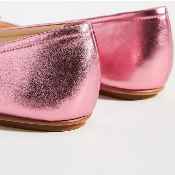 ⭐Host Pick⭐Metallic Pink Square-Toe Ballet Flats - NWOT - Picture 3 of 3